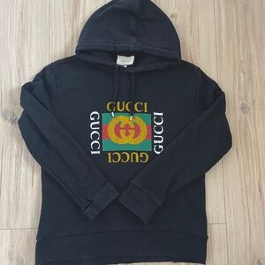 Gucci Mens Hoodie, black size XL